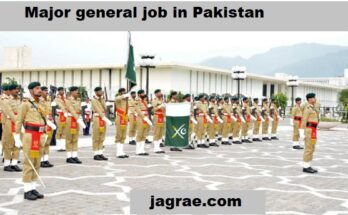 Major General Job in Pakistan