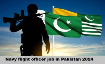 Navy Flight Officer Job in Pakistan 2024