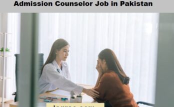 Admission Counselor Job in Pakistan